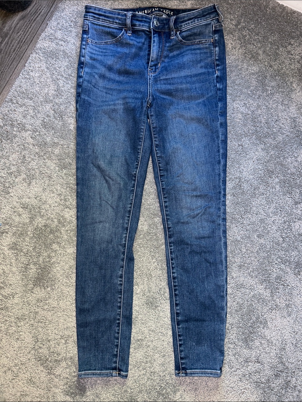 American Eagle Outfitters Blue Women's Skinny Hi Rise Jegging